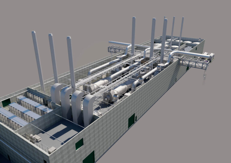 Visualtietie van concept opstelling nieuw Ketelhuis en Uitileiten,