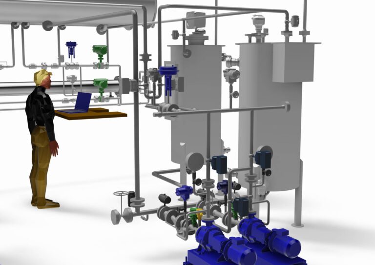 P&ID, 3d ontwerp, tender pakket, selectie van equipement en appendages en instrumentatie.