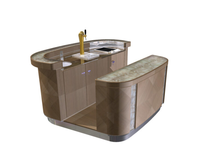 3d model van de bar
